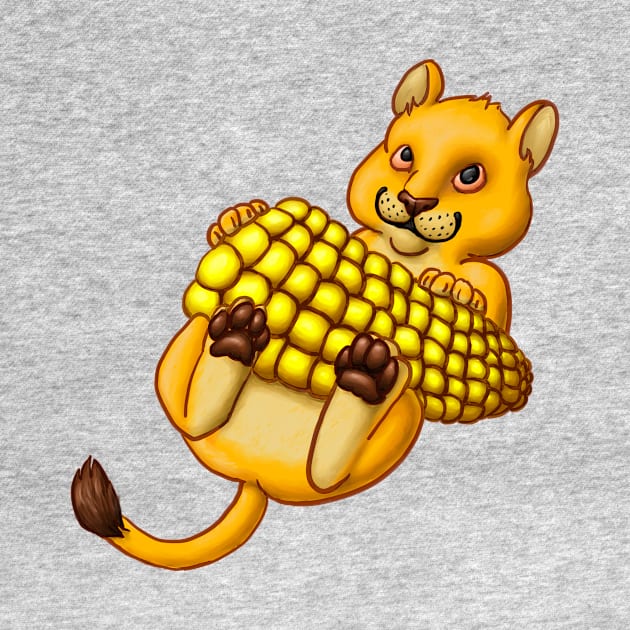 Corn on the Cub - Lion by PewterKat